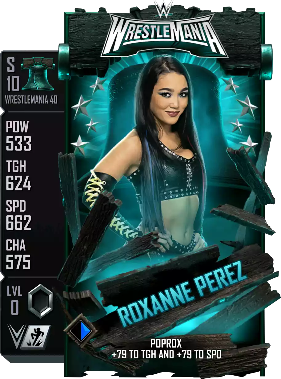 Wrestlemania 40, Roxanne Perez, Standard Card from WWE Supercard