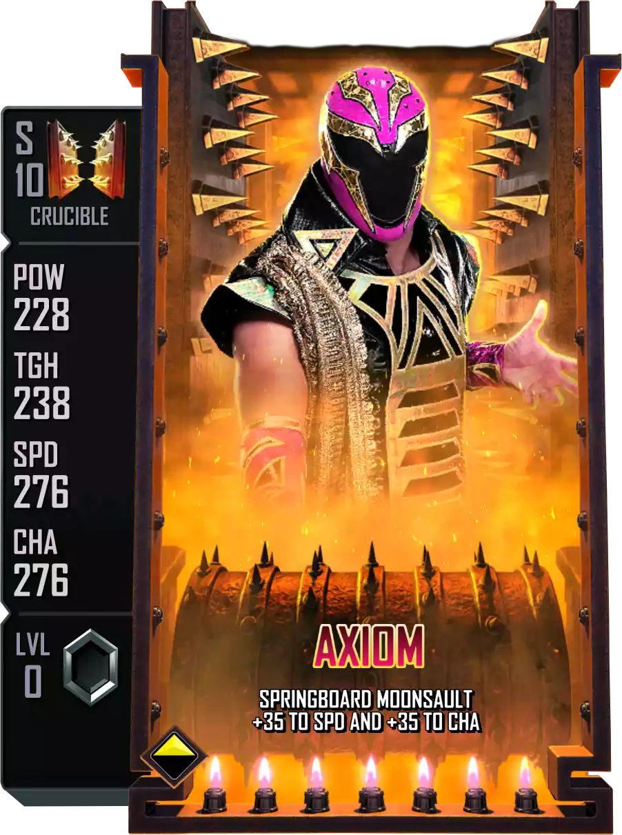 Crucible - Axiom - Standard Card from WWE Supercard