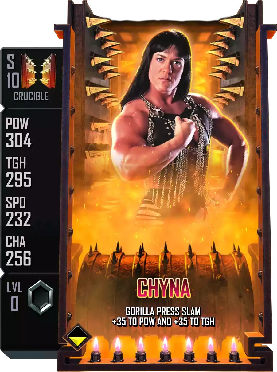 Crucible - Chyna - Standard Card from WWE Supercard