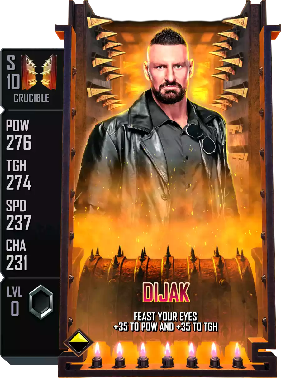 Crucible - Dijak - Standard Card from WWE Supercard