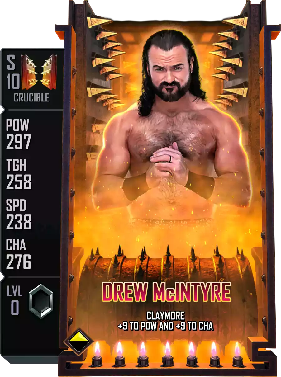 Crucible - Drew Mcintyre - Standard Card from WWE Supercard