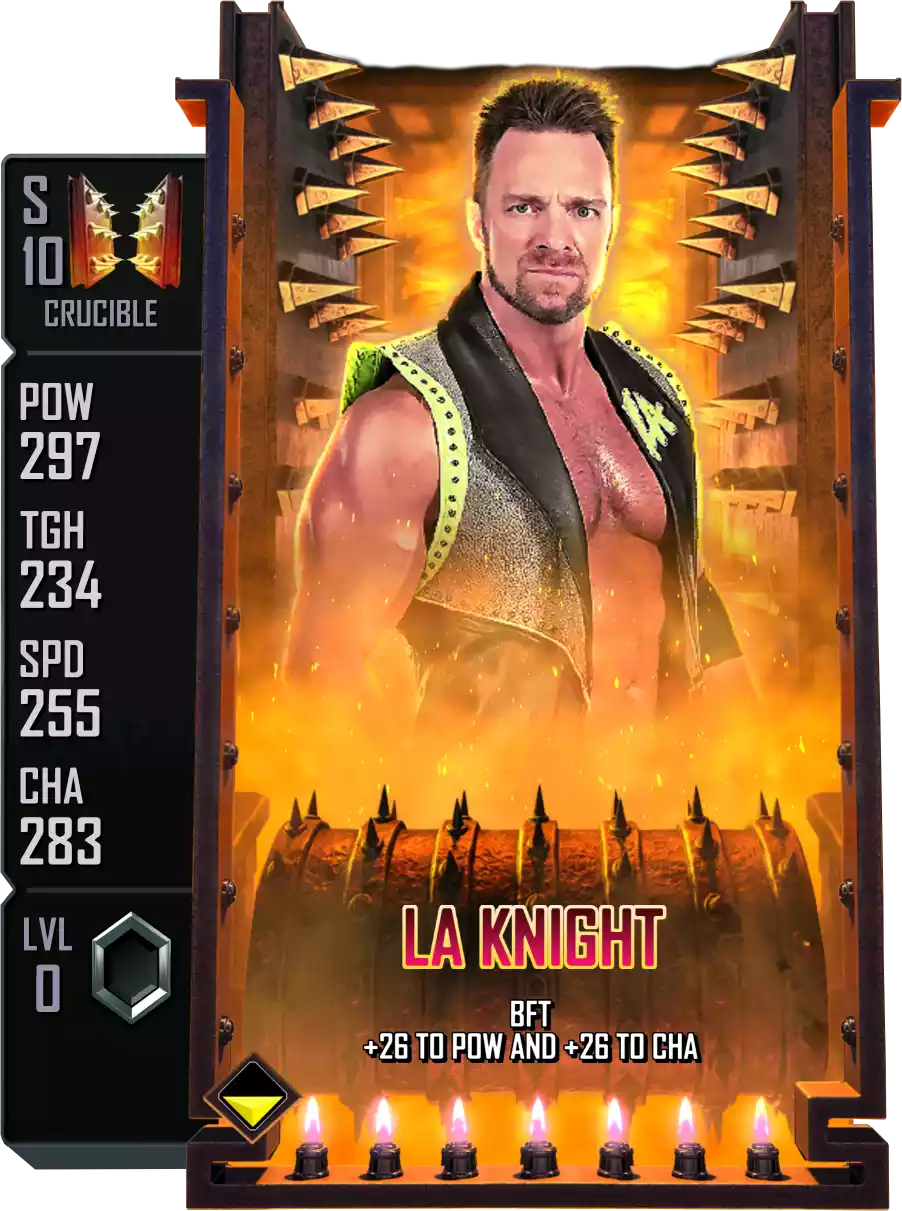 Crucible - La Knight - Standard Card from WWE Supercard