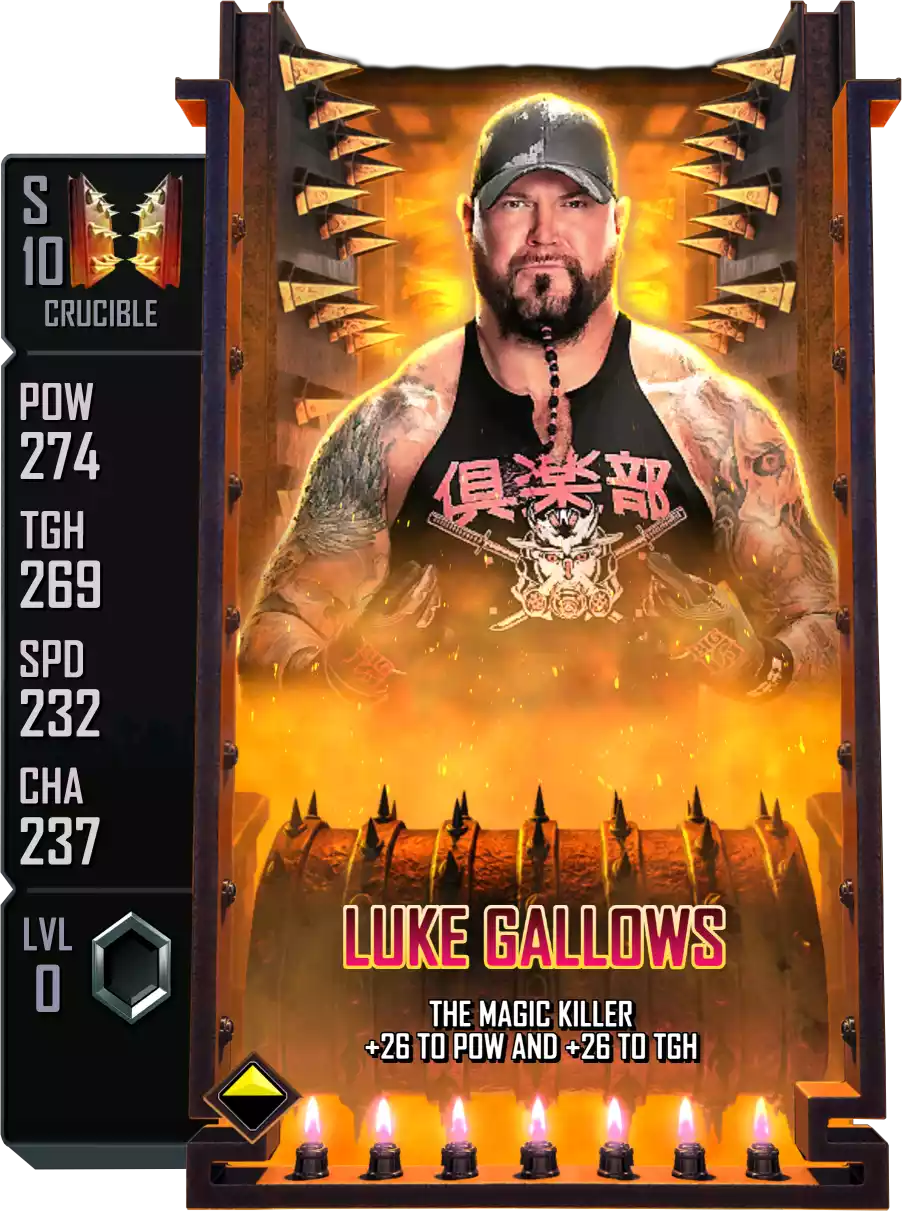 Crucible - Luke Gallows - Standard Card from WWE Supercard