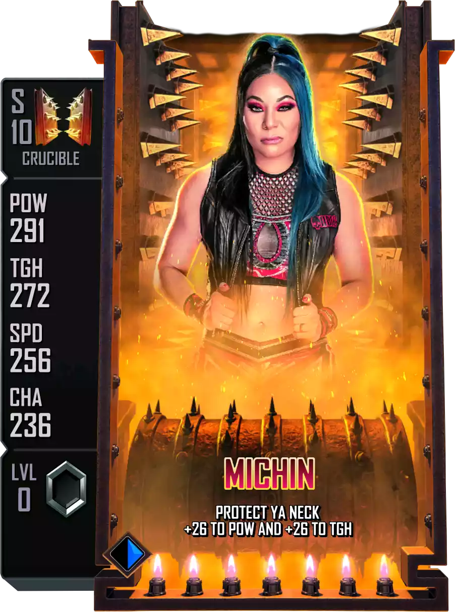 Crucible - Michin - Standard Card from WWE Supercard