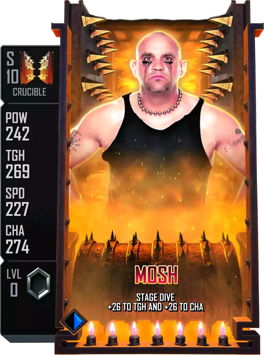 Crucible - Mosh - Standard Card from WWE Supercard