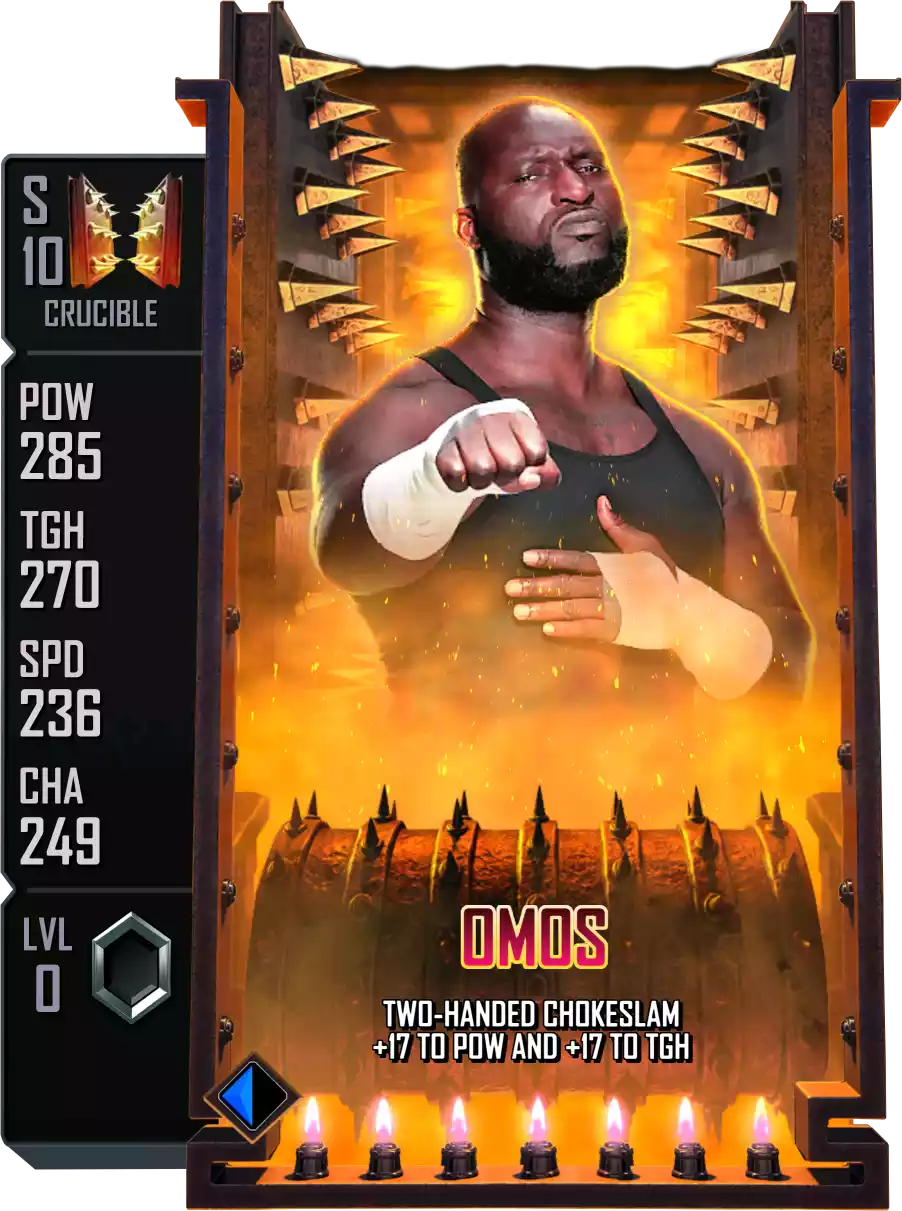 Crucible - Omos - Standard Card from WWE Supercard