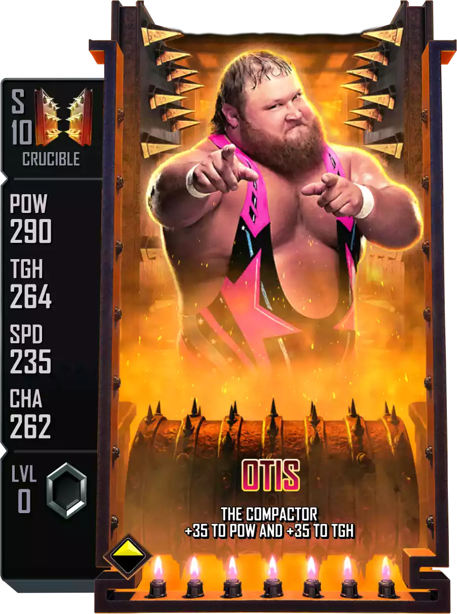 Crucible - Otis - Standard Card from WWE Supercard