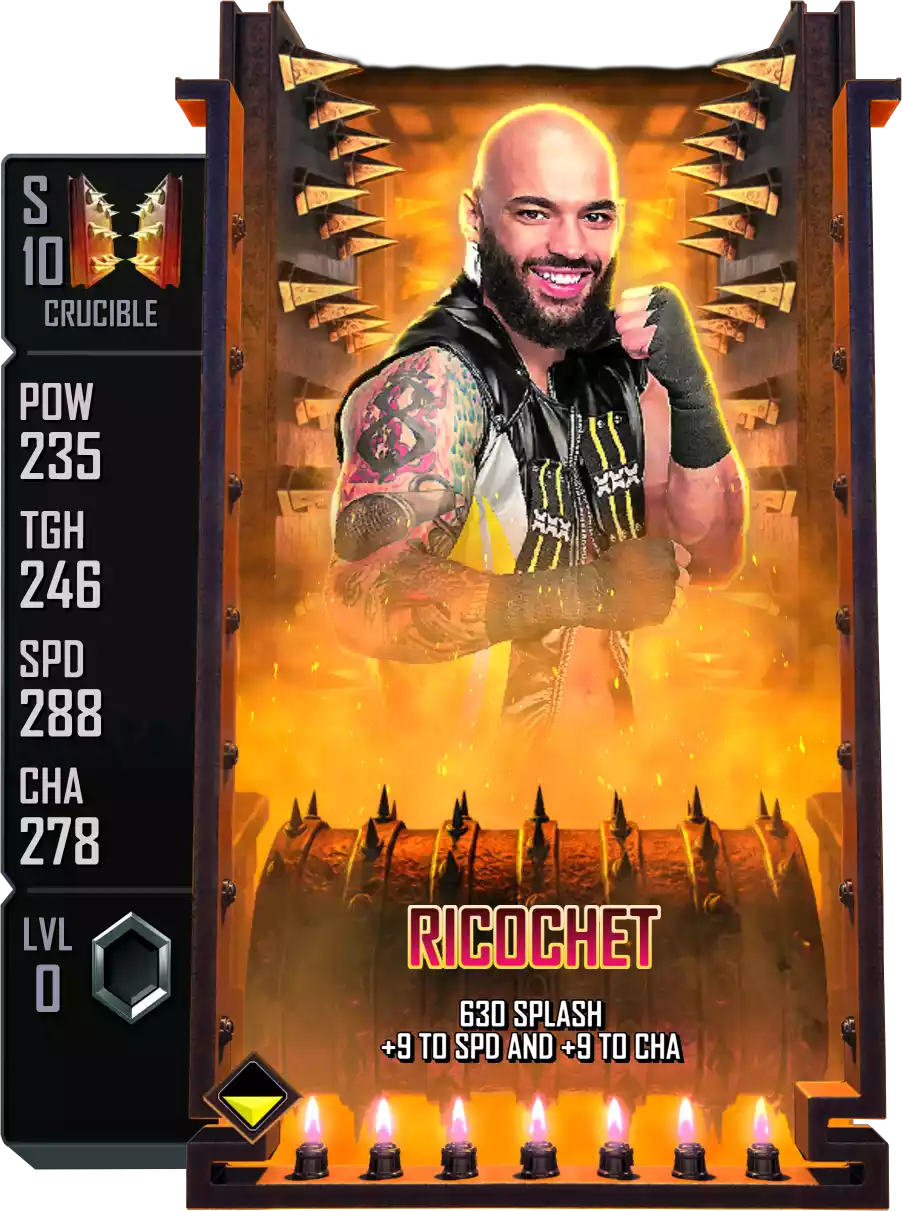 Crucible - Ricochet - Standard Card from WWE Supercard