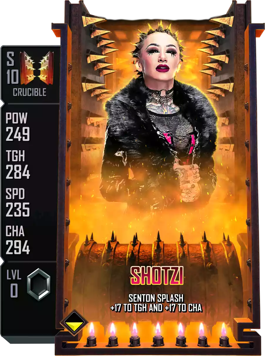 Crucible - Shotzi - Standard Card from WWE Supercard