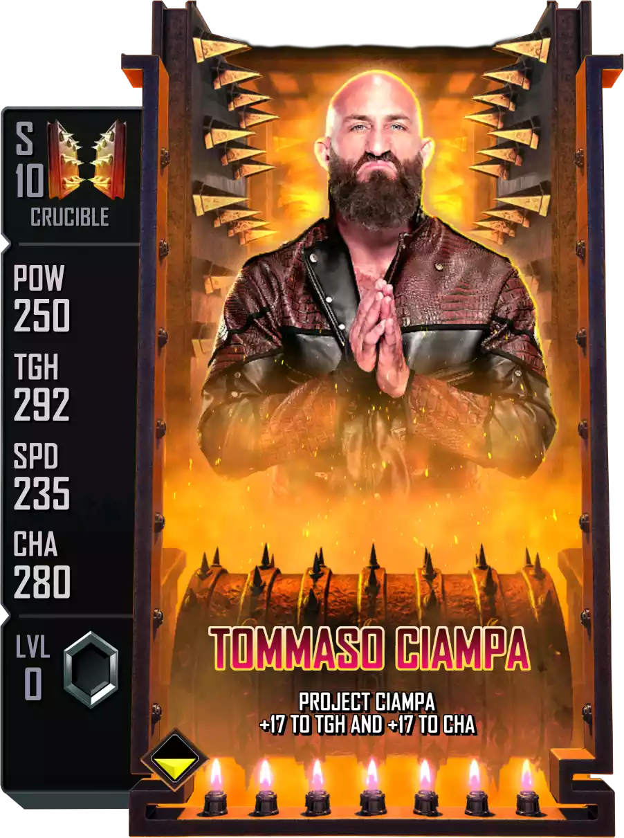 Crucible - Tommaso Ciampa - Standard Card from WWE Supercard