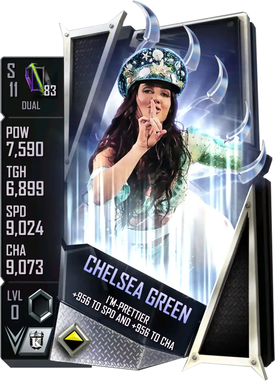 Dual, Chelsea Green, Standard Card from WWE Supercard