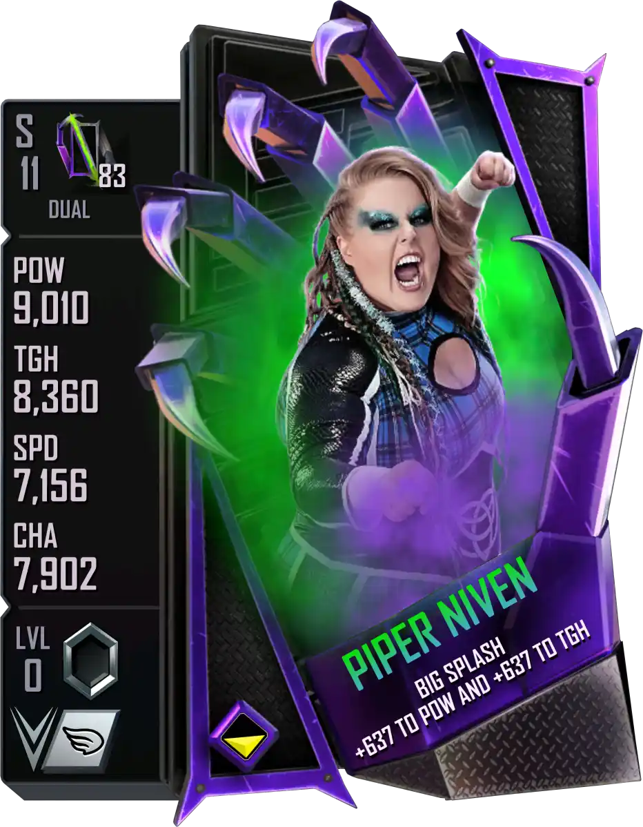 Dual, Piper Niven, Standard Card from WWE Supercard