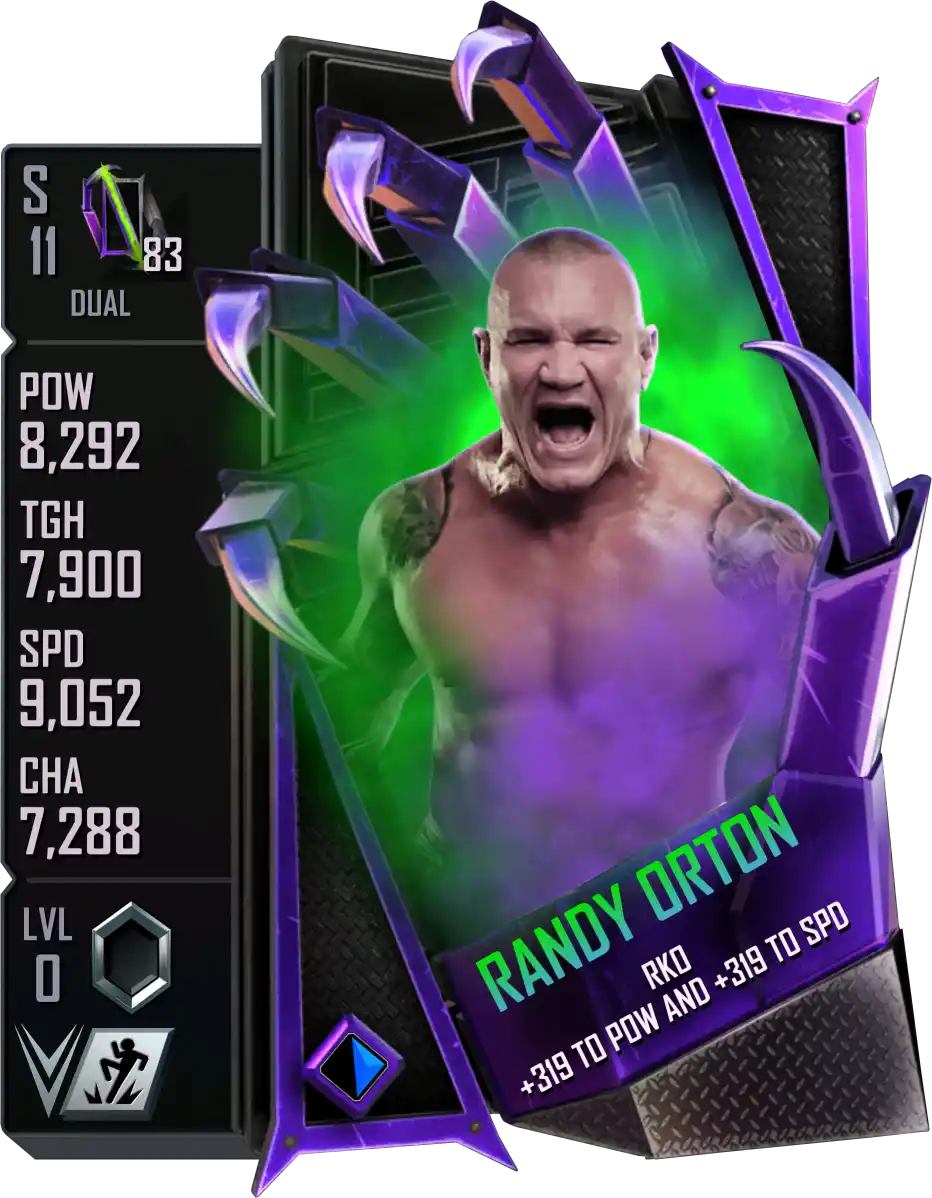 Dual, Randy Orton, Standard Card from WWE Supercard