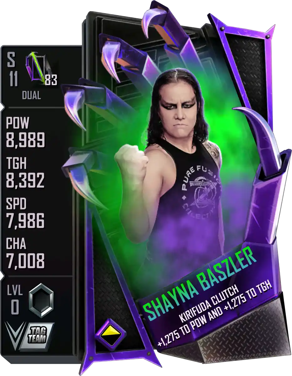 Dual, Shayna Baszler, Standard Card from WWE Supercard