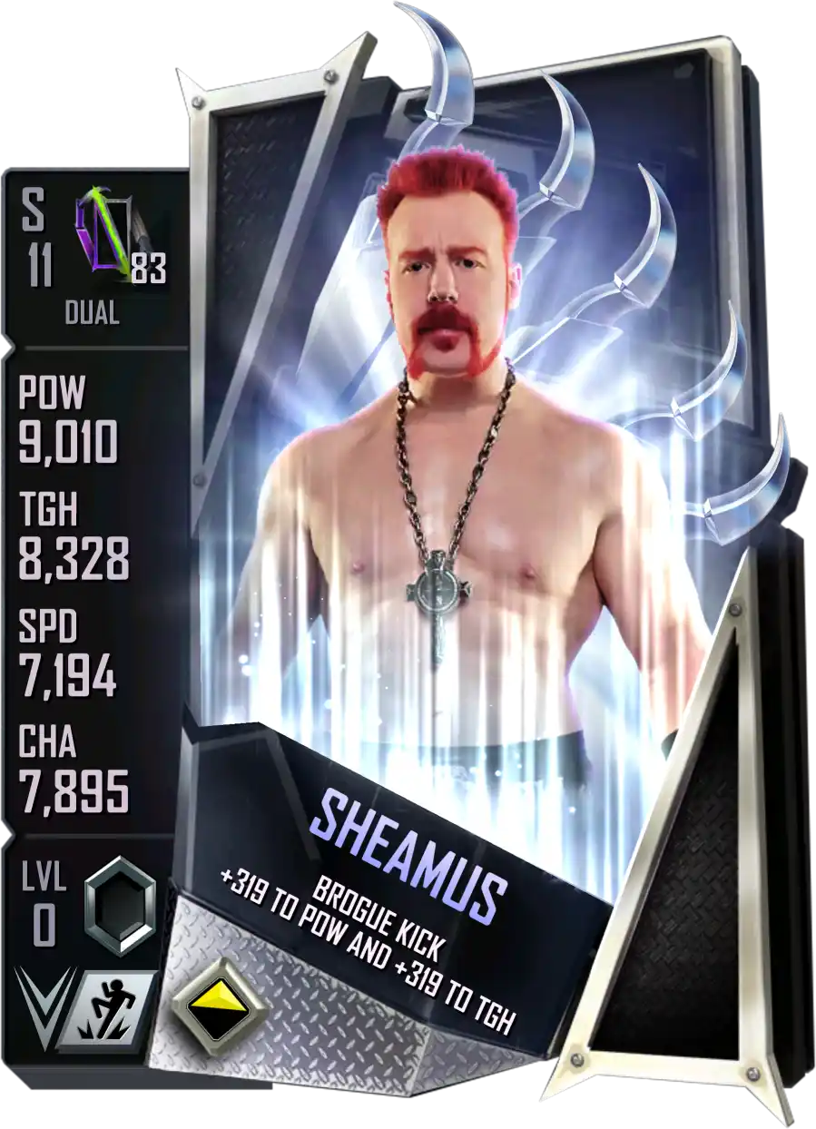 Dual, Sheamus, Standard Card from WWE Supercard