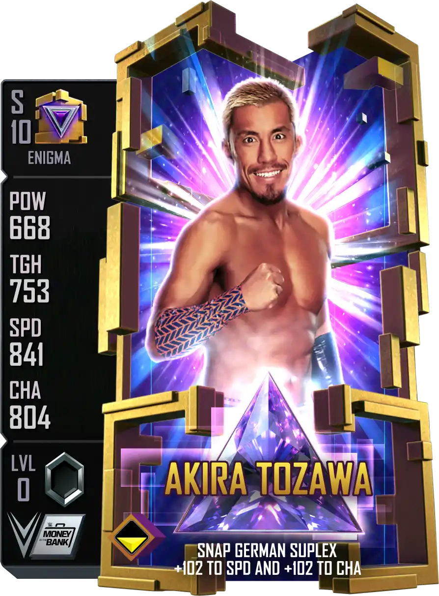 Enigma, Akira Tozawa, Standard Card from WWE Supercard