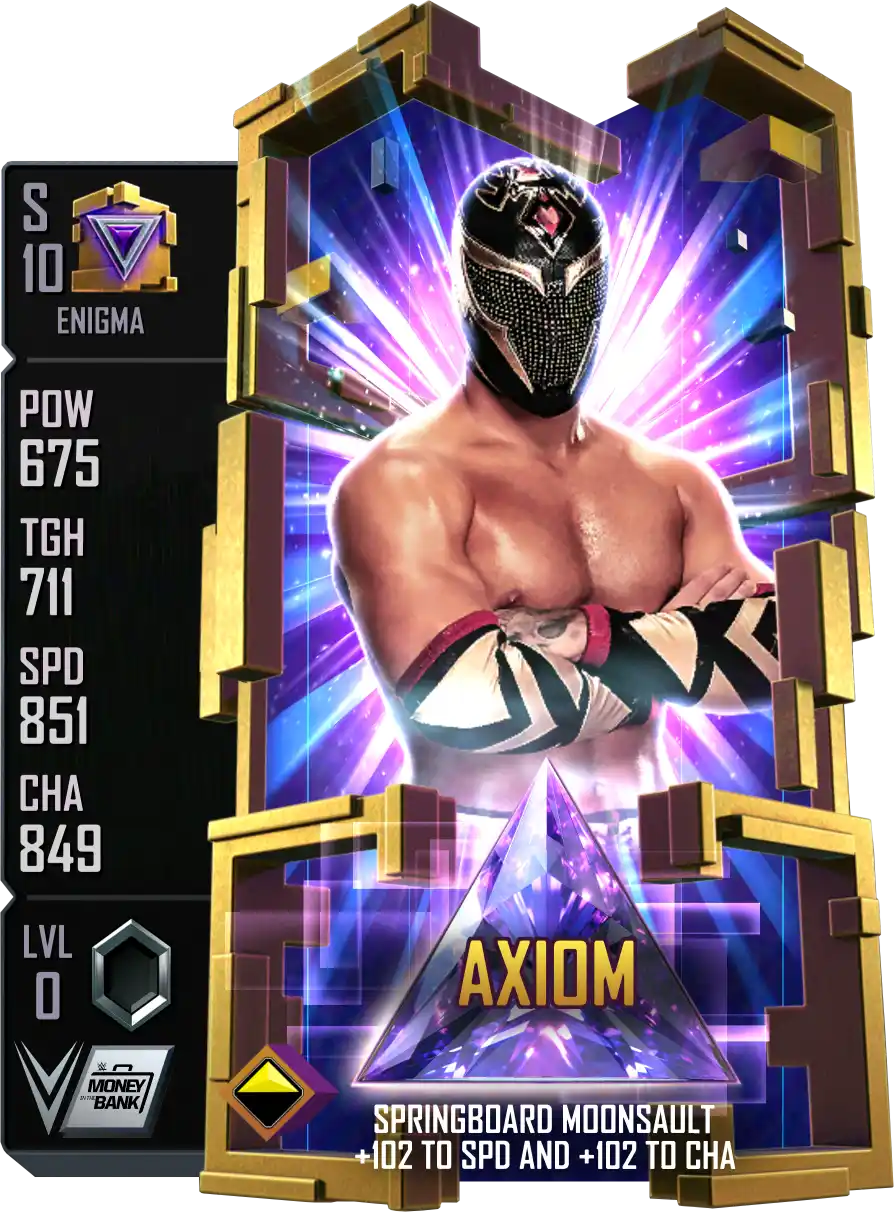 Enigma, Axiom, Standard Card from WWE Supercard
