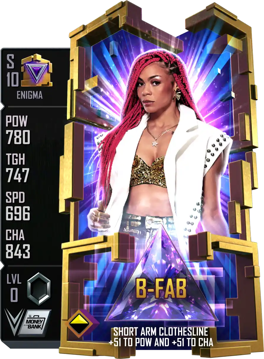 Enigma, B-Fab, Standard Card from WWE Supercard