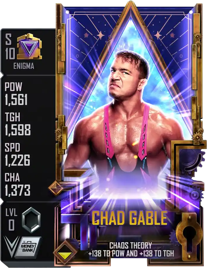 Enigma, Chad Gable, Ranked Last Man Standing Event card from WWE Supercard
