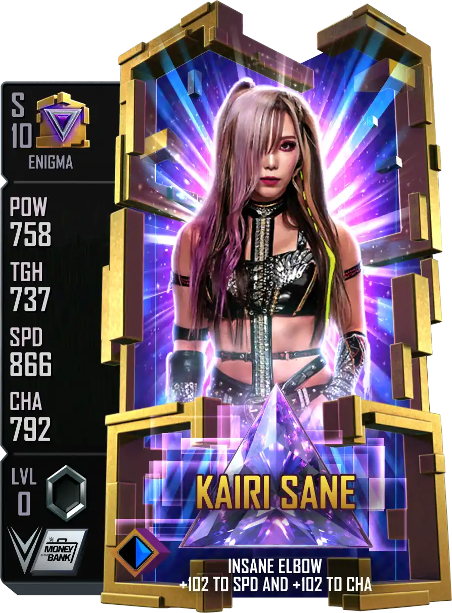 Enigma, Kairi Sane, Standard Card from WWE Supercard