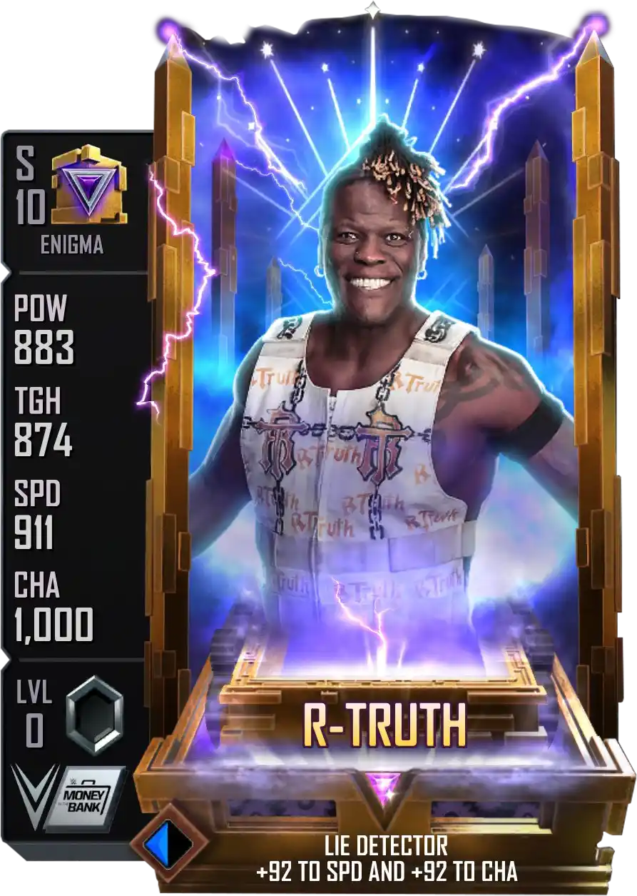 Enigma, R-Truth, Fusion card from WWE Supercard