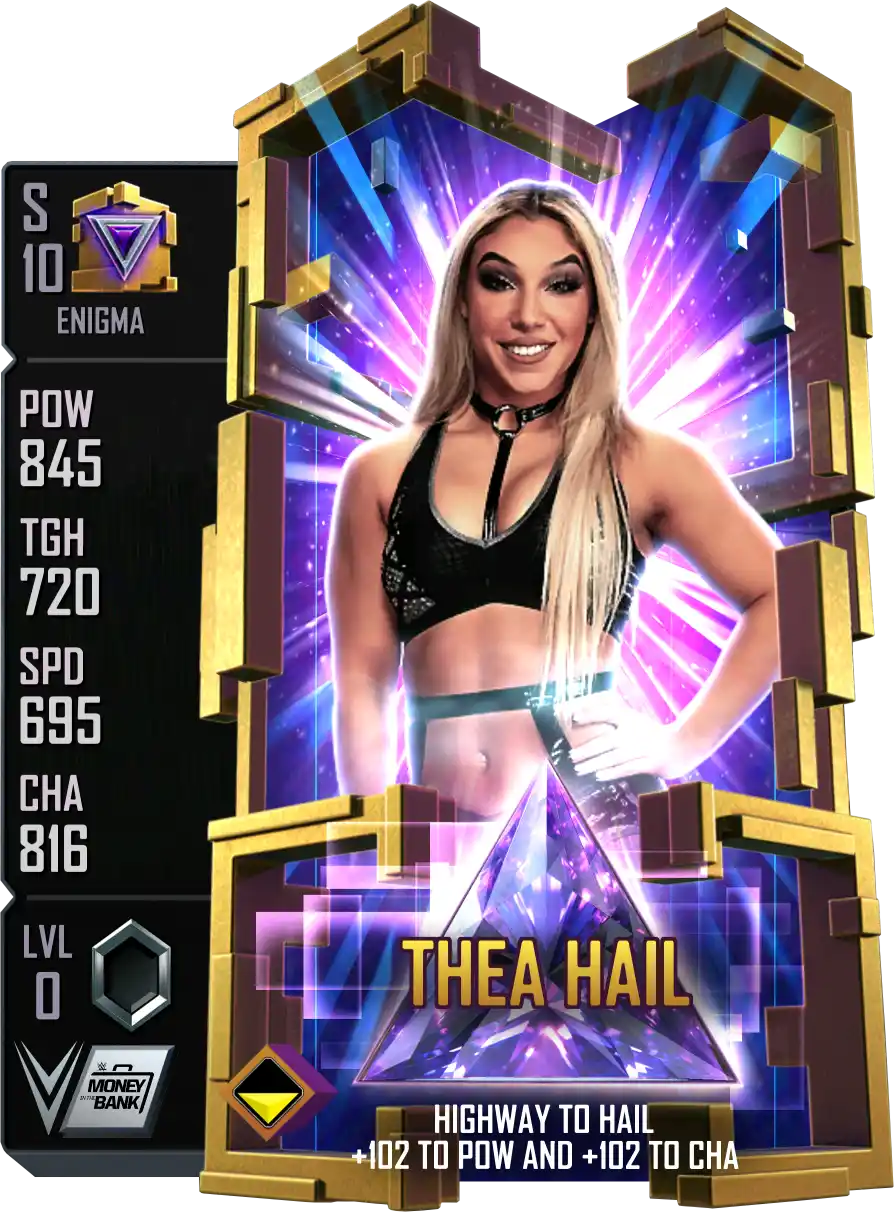 Enigma, Thea Hail, Standard Card from WWE Supercard