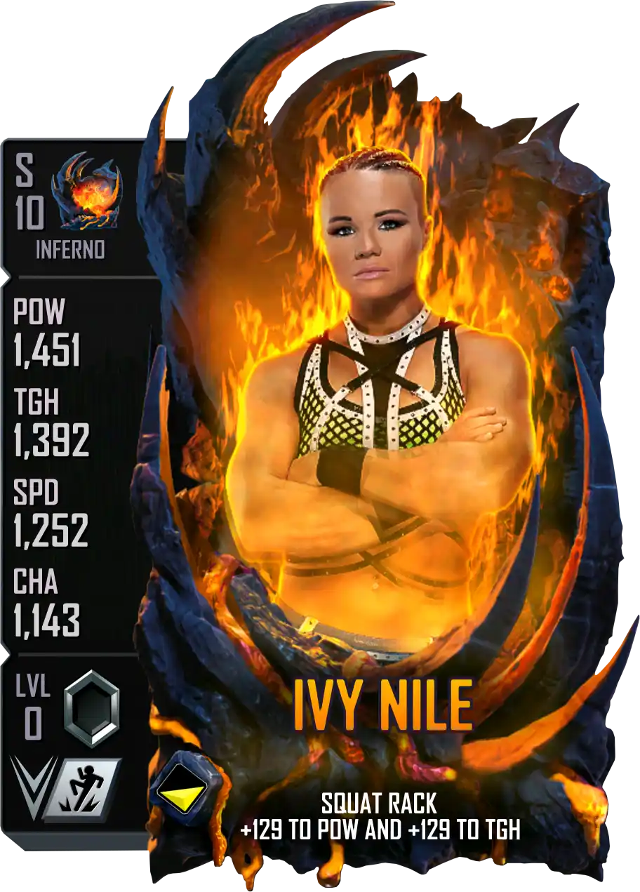 Inferno, Ivy Nile , Standard Card from WWE Supercard
