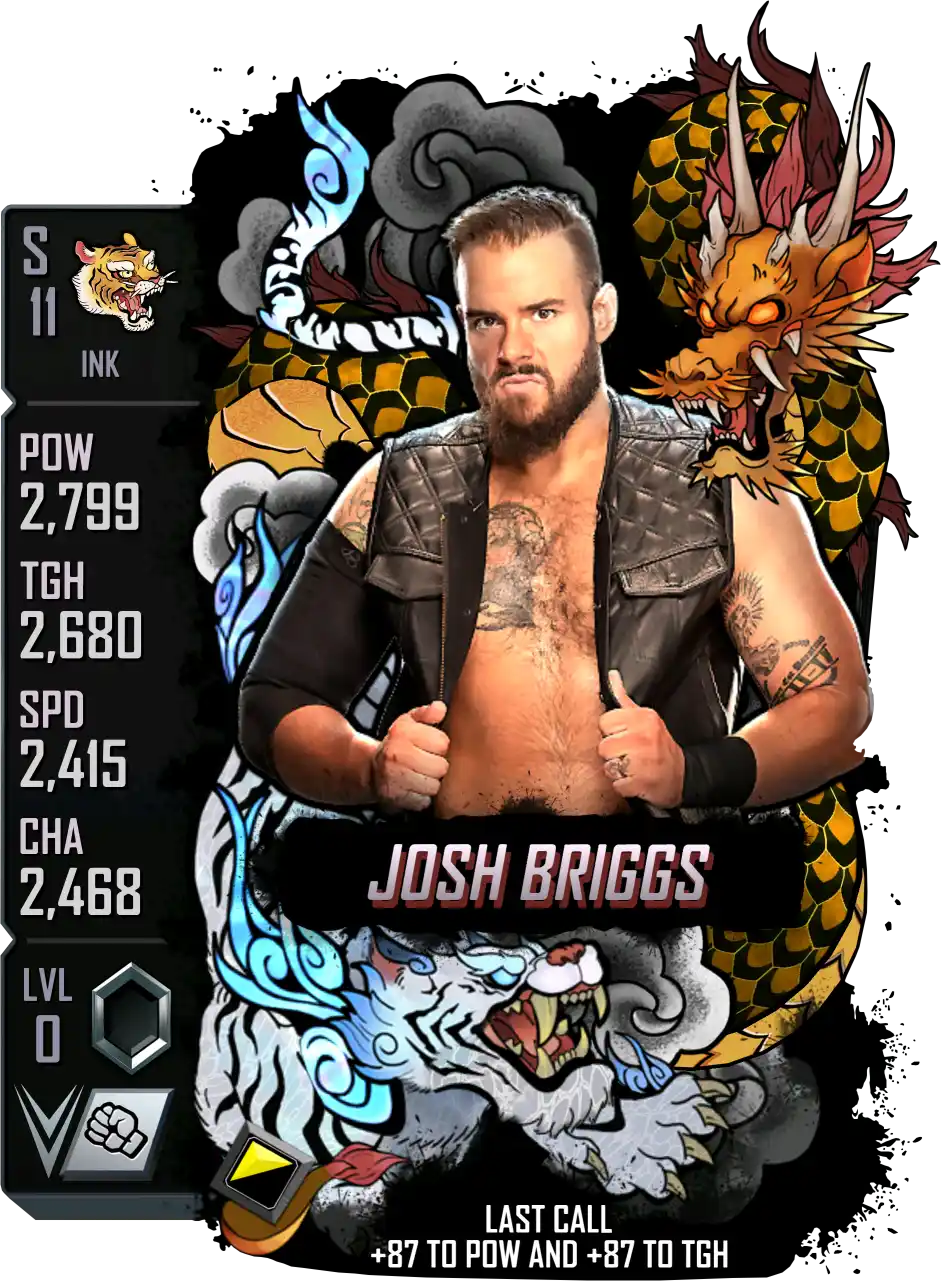 Ink, Josh Briggs, Fusion Card from WWE Supercard