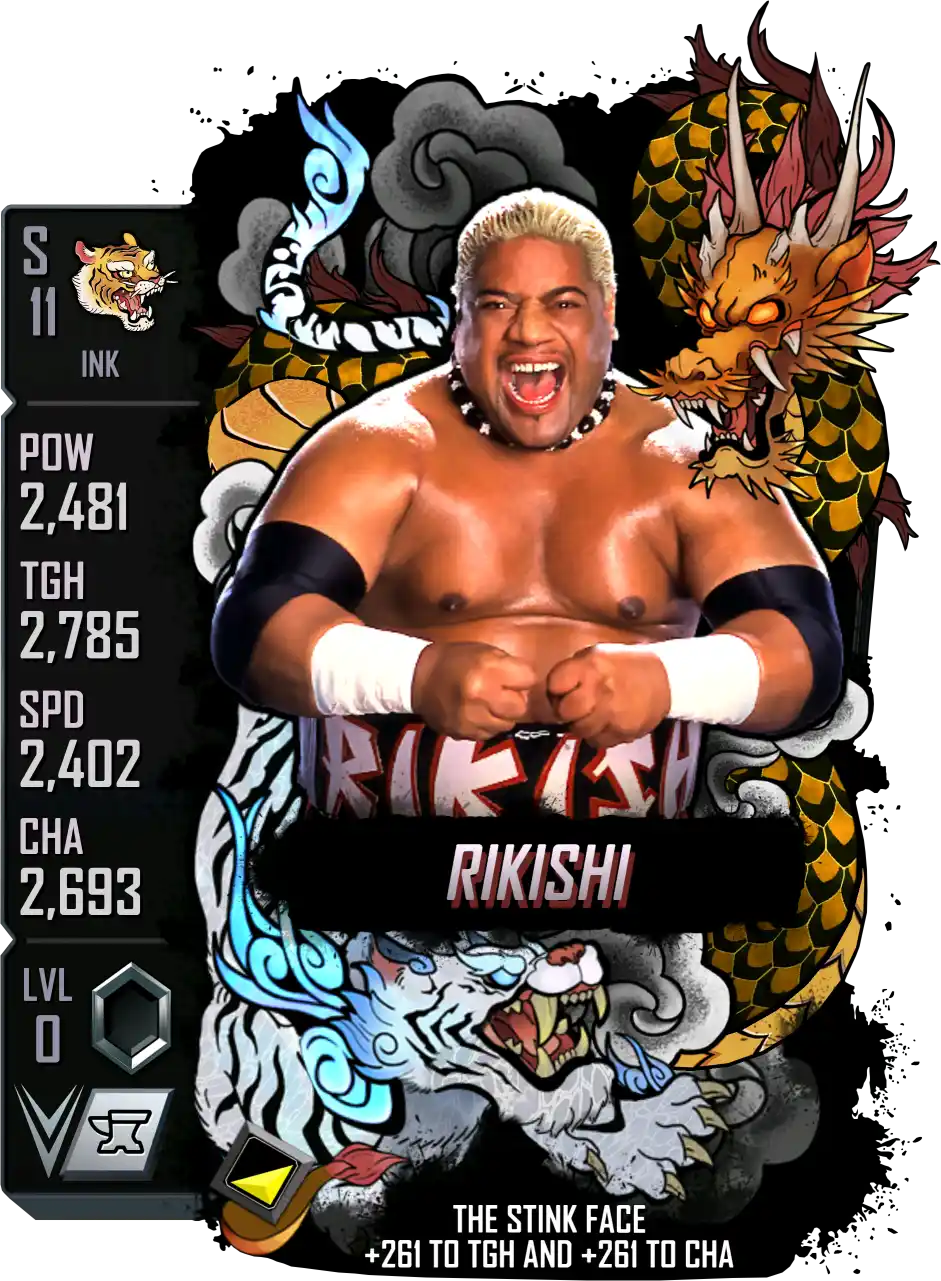 Ink, Rikishi, Fusion Card from WWE Supercard