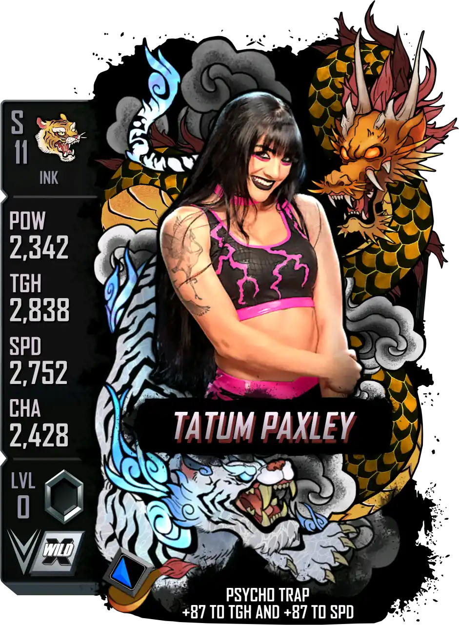 Ink, Tatum Paxley, Fusion Card from WWE Supercard