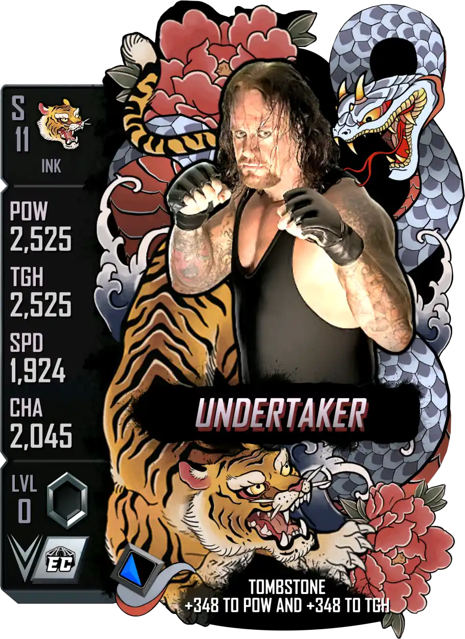 Ink, Undertaker, Standard Card from WWE Supercard