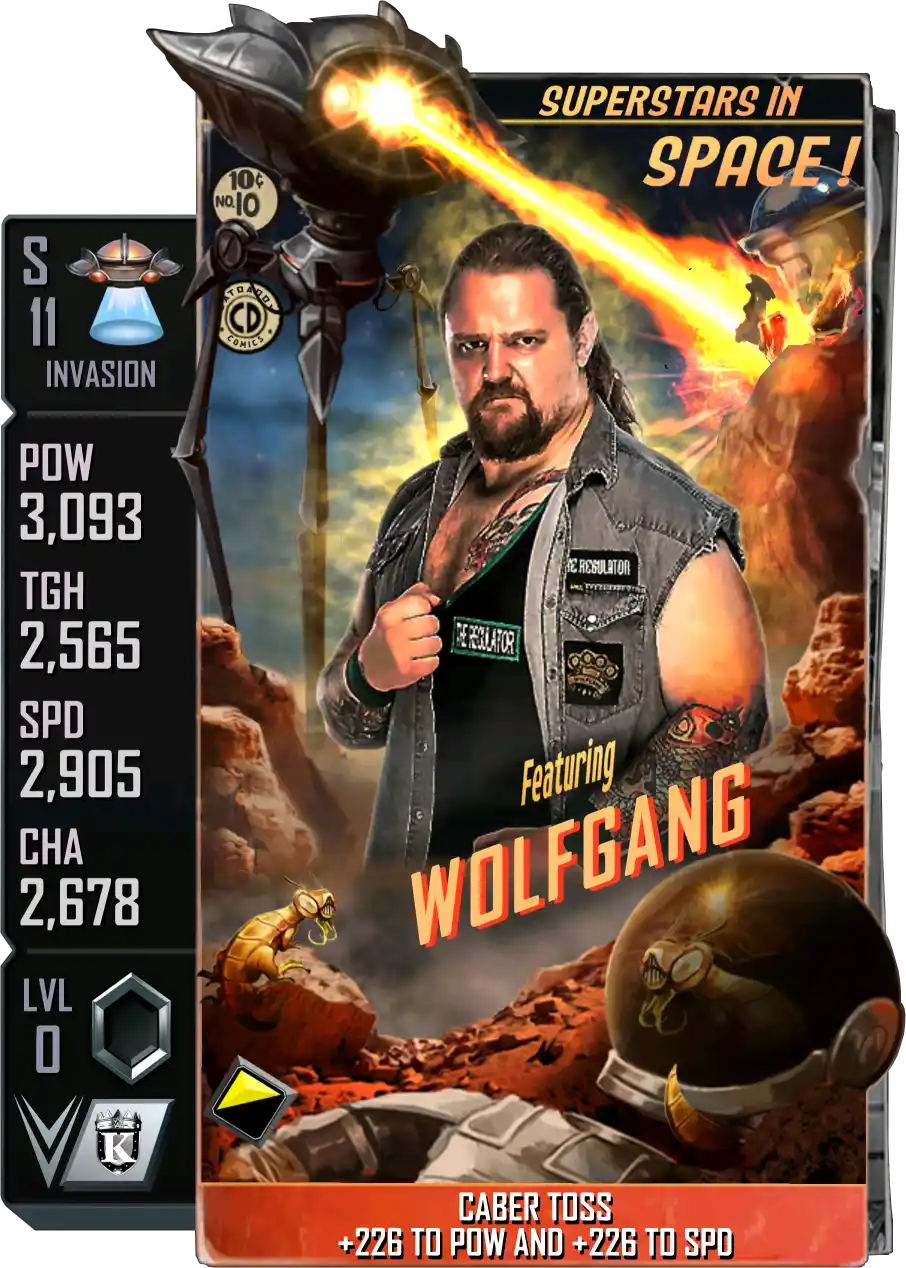 Invasion, Wolfgang, Standard Card from WWE Supercard