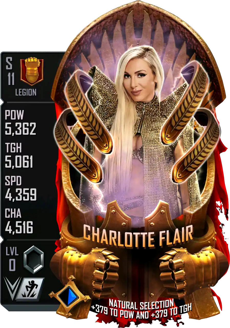 Legion, Charlotte Flair, Standard Card from WWE Supercard