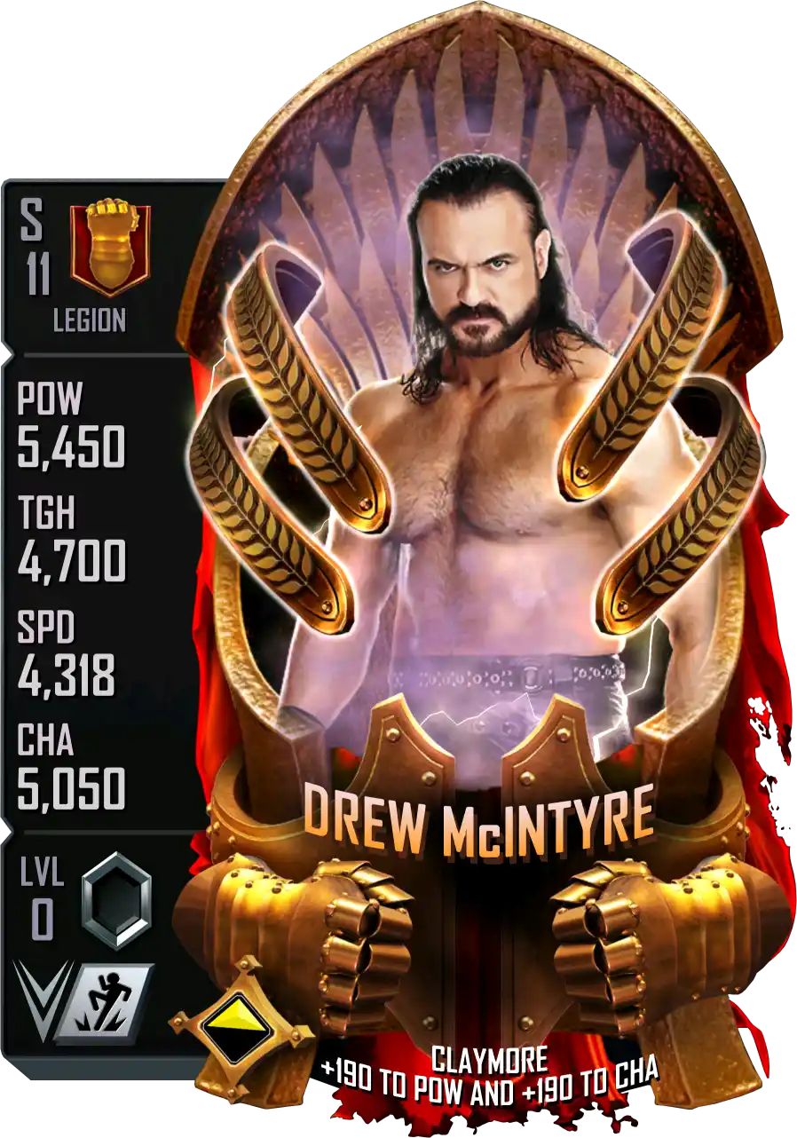 Legion, Drew McIntyre, Standard Card from WWE Supercard