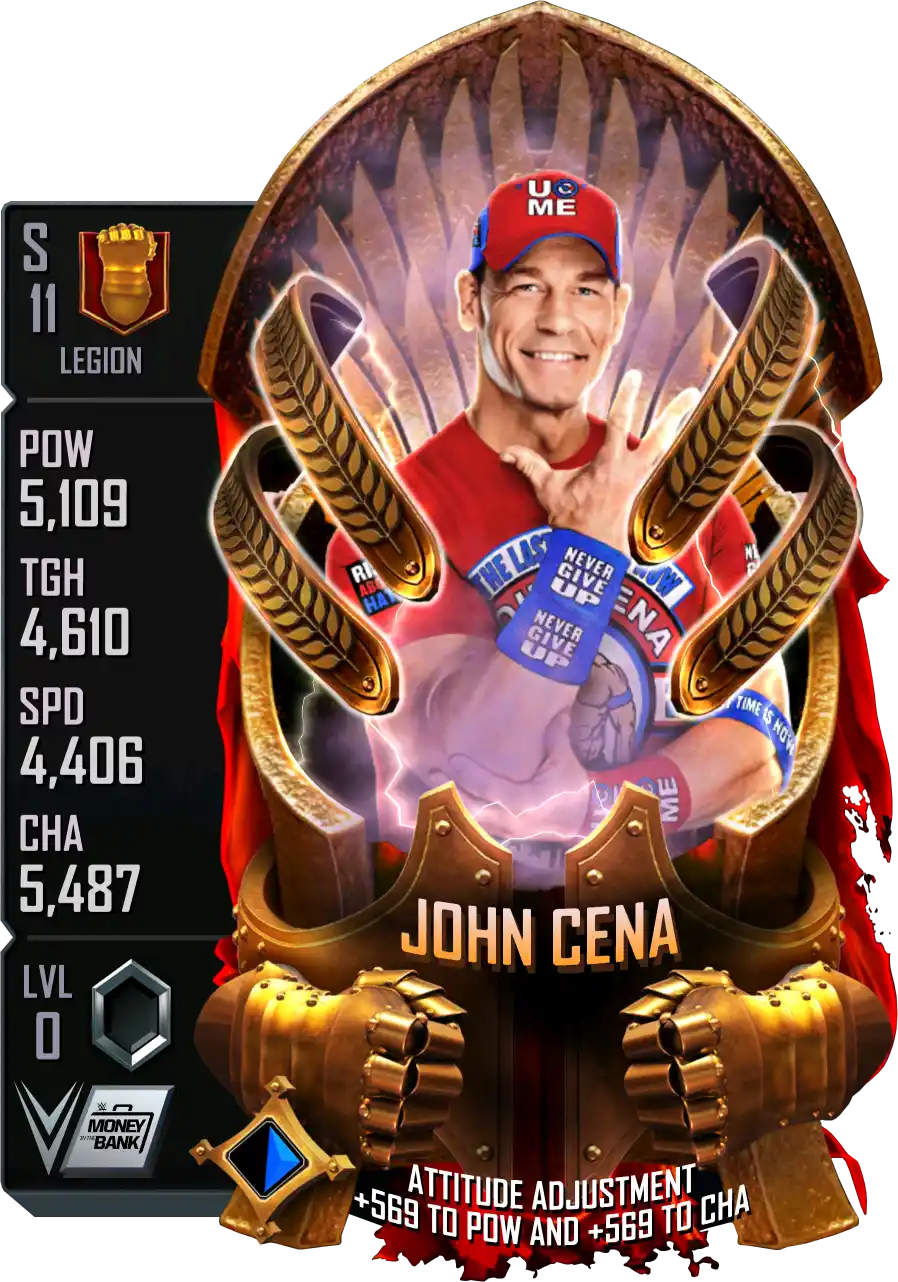 Legion, John Cena, Standard Card from WWE Supercard
