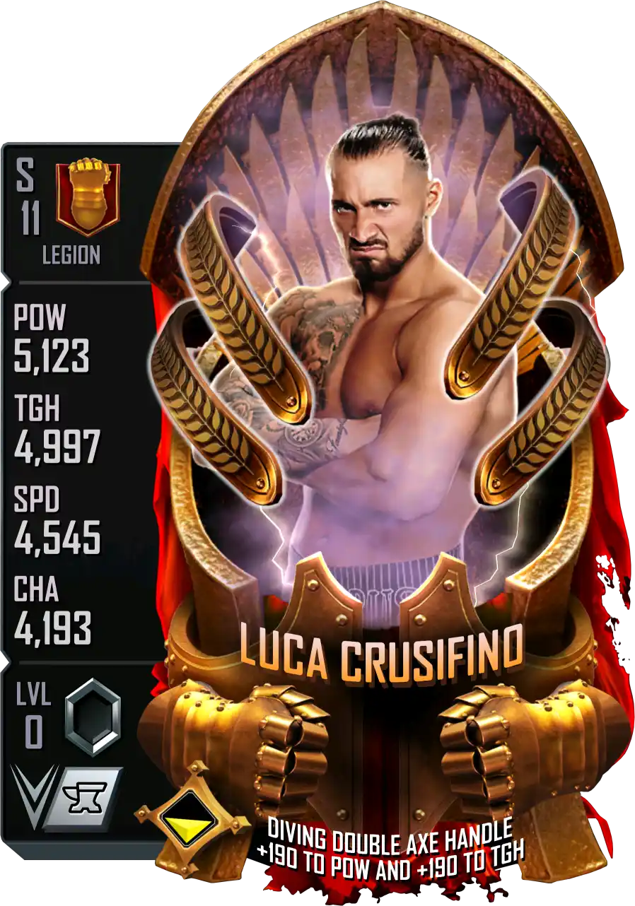 Legion, Luca Crusifino, Standard Card from WWE Supercard