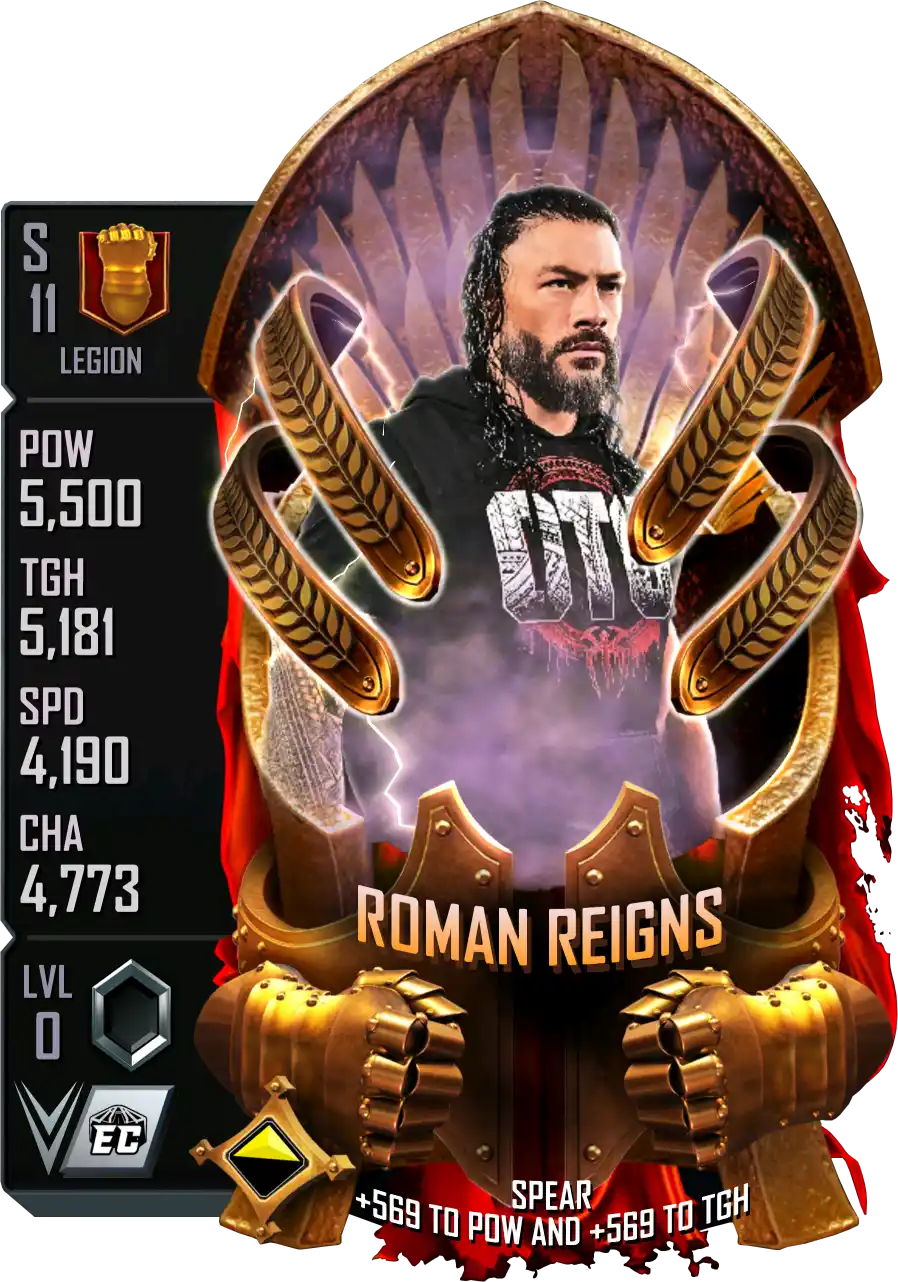 Legion, Roman Reigns, Standard Card from WWE Supercard