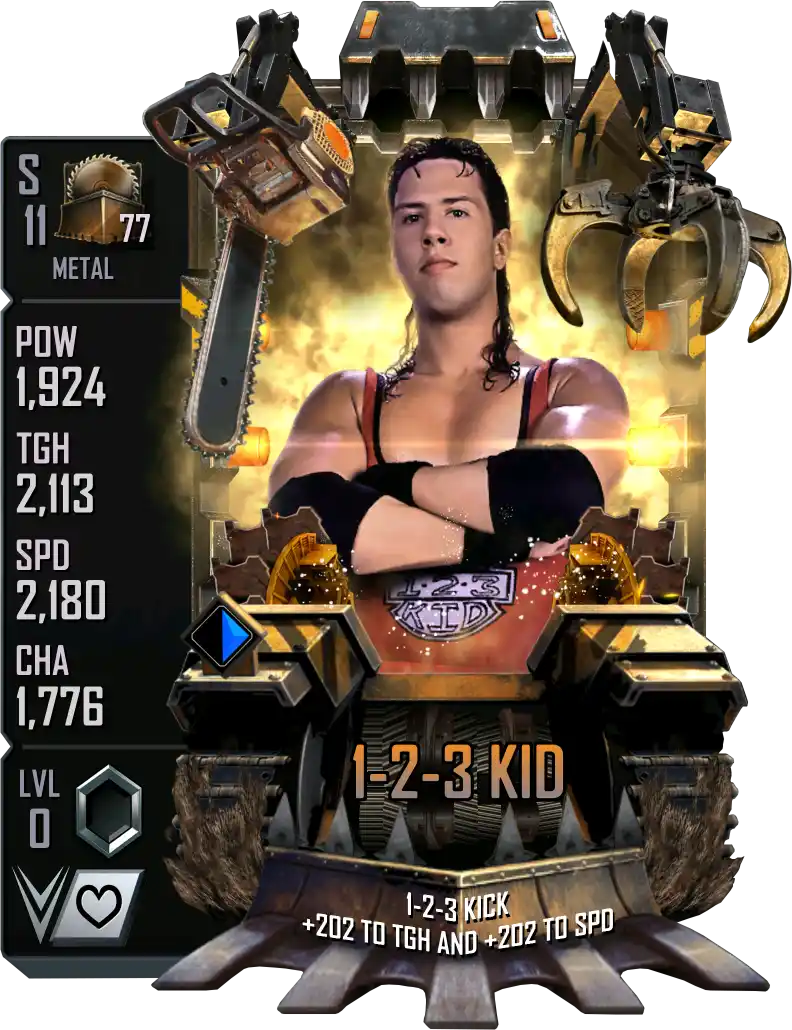 Metal, 1-2-3 Kid, Fusion Card from WWE Supercard