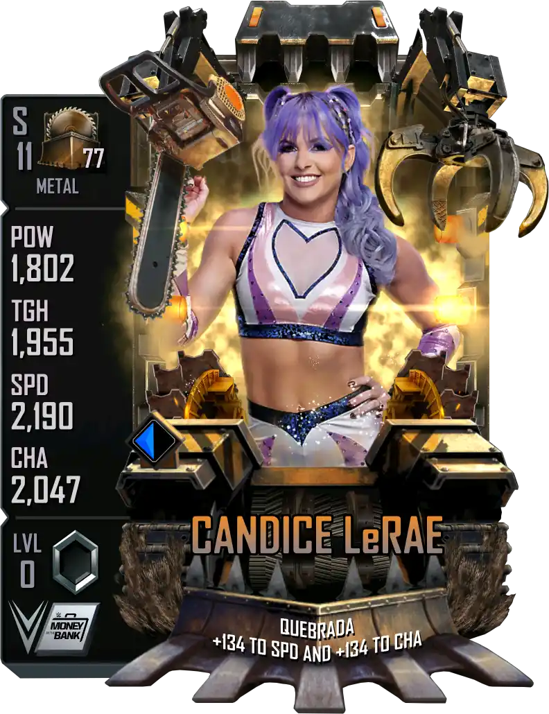 Metal, Candice LeRae, Fusion Card from WWE Supercard