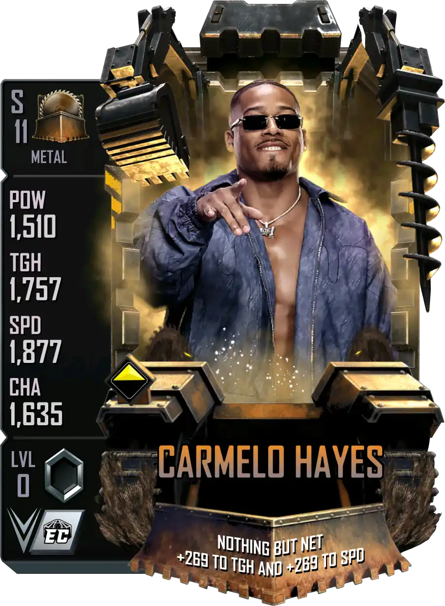 Metal, Carmelo Hayes, Standard Card from WWE Supercard