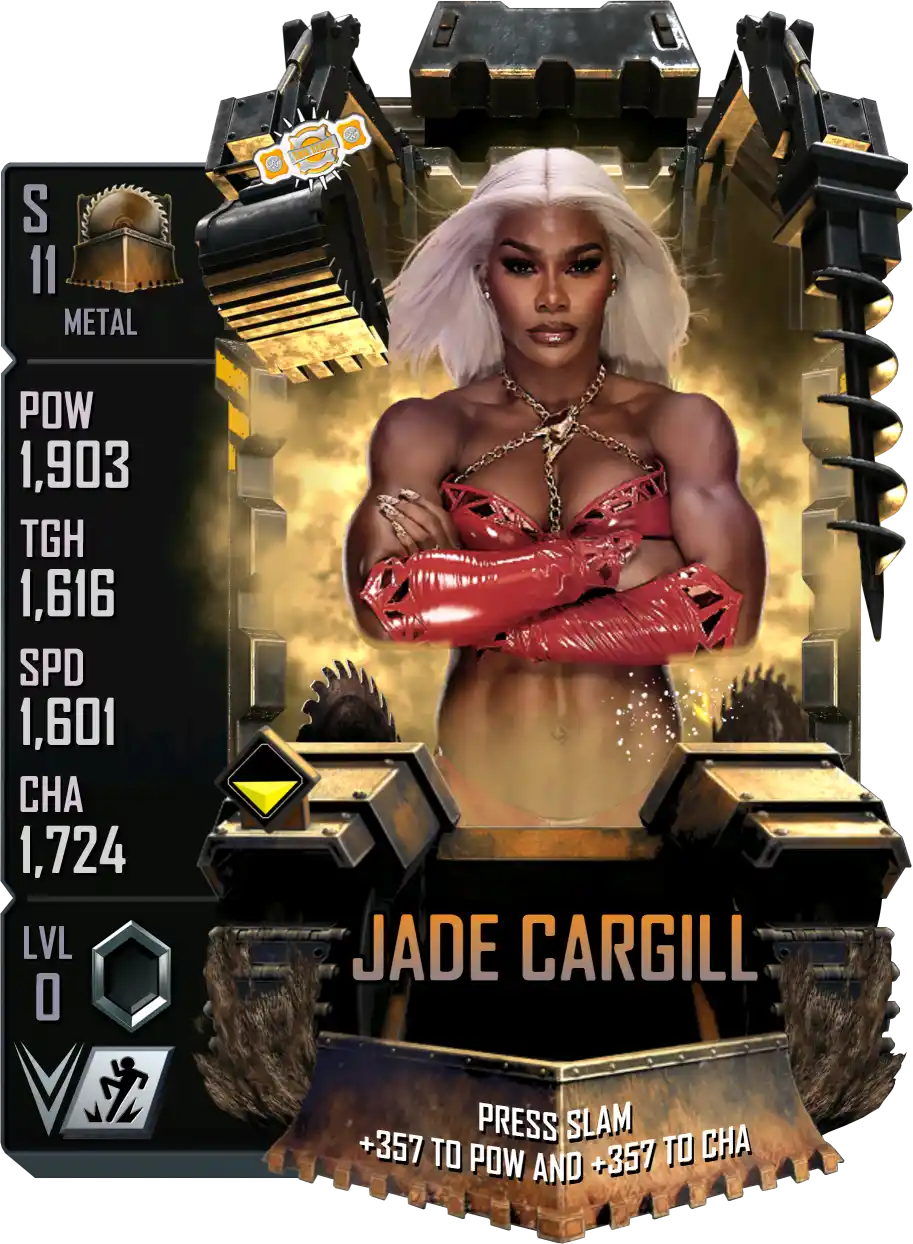Metal, Jade Cargill, Standard Card from WWE Supercard
