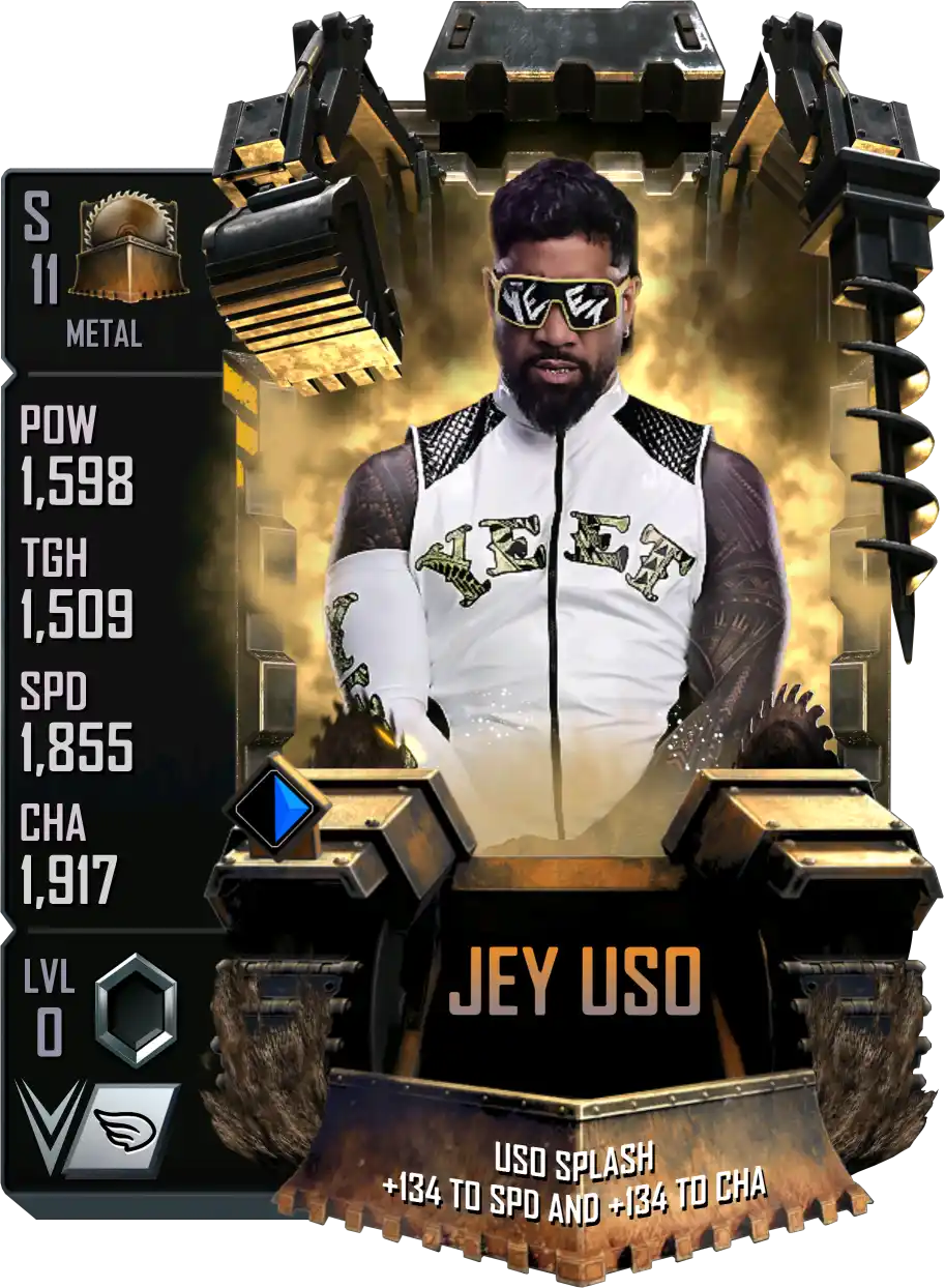 Metal, Jey Uso, Standard Card from WWE Supercard