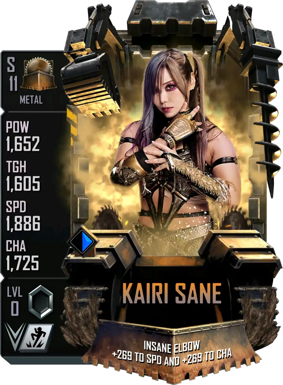 Metal, Kairi Sane, Standard Card from WWE Supercard