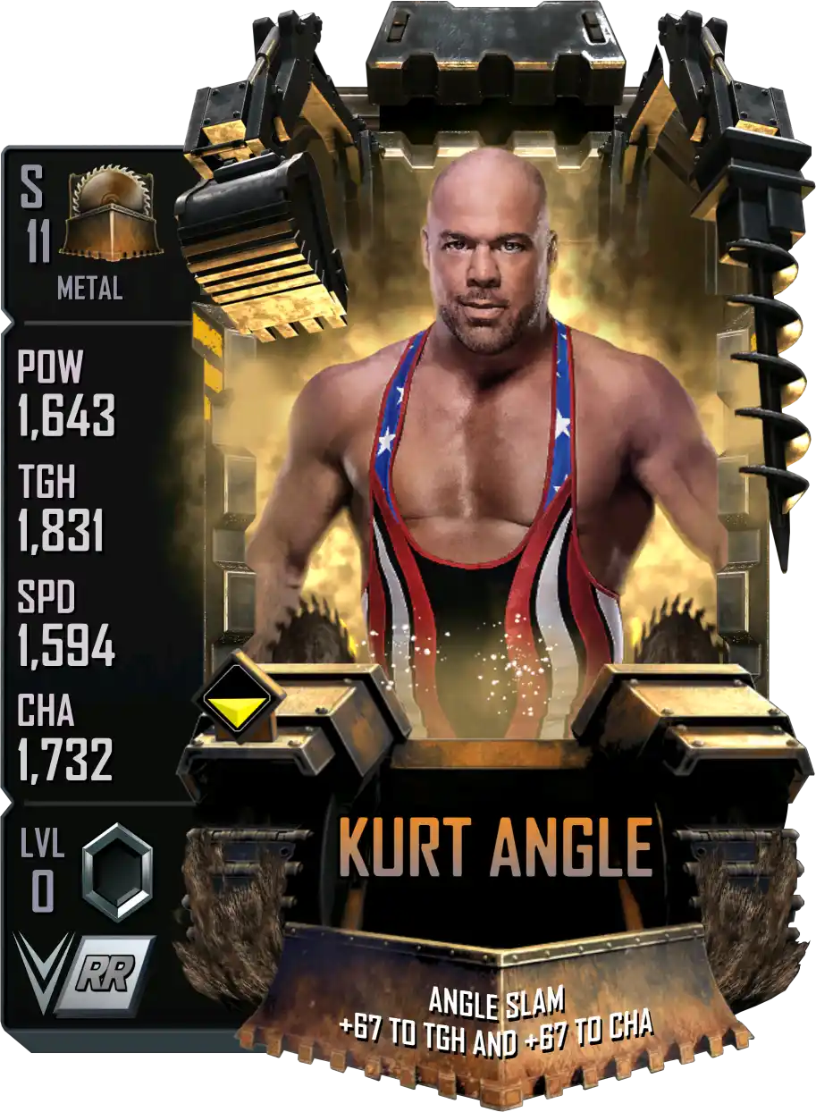 Metal, Kurt Angle, Standard Card from WWE Supercard