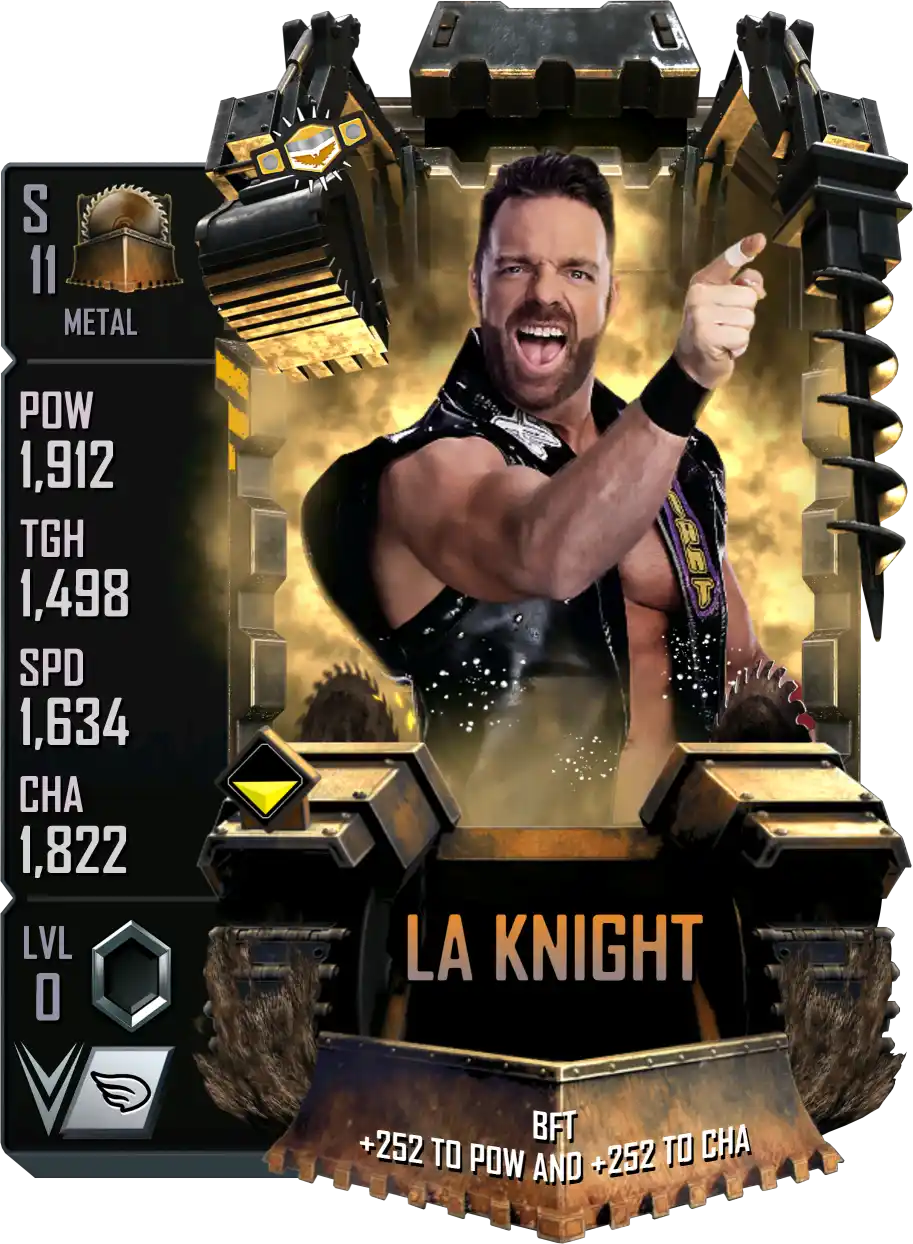 Metal, LA Knight, Standard Card from WWE Supercard