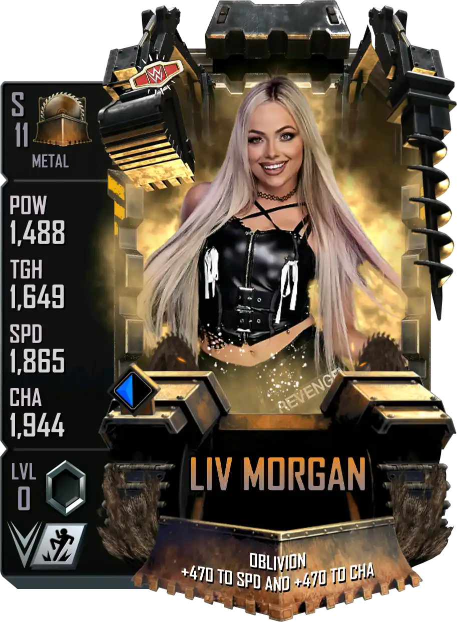 Metal, Liv Morgan, Standard Card from WWE Supercard