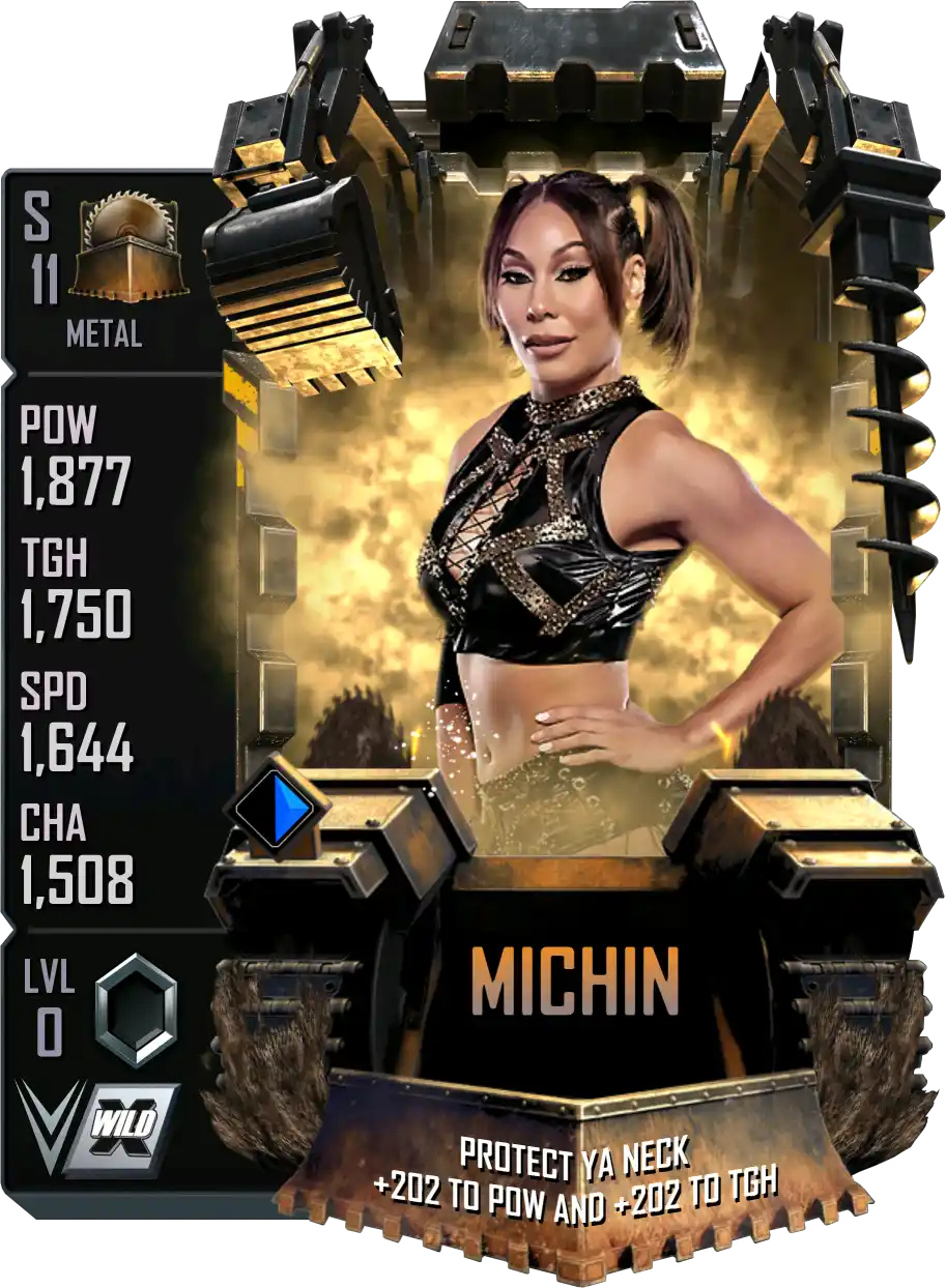 Metal, Michin, Standard Card from WWE Supercard