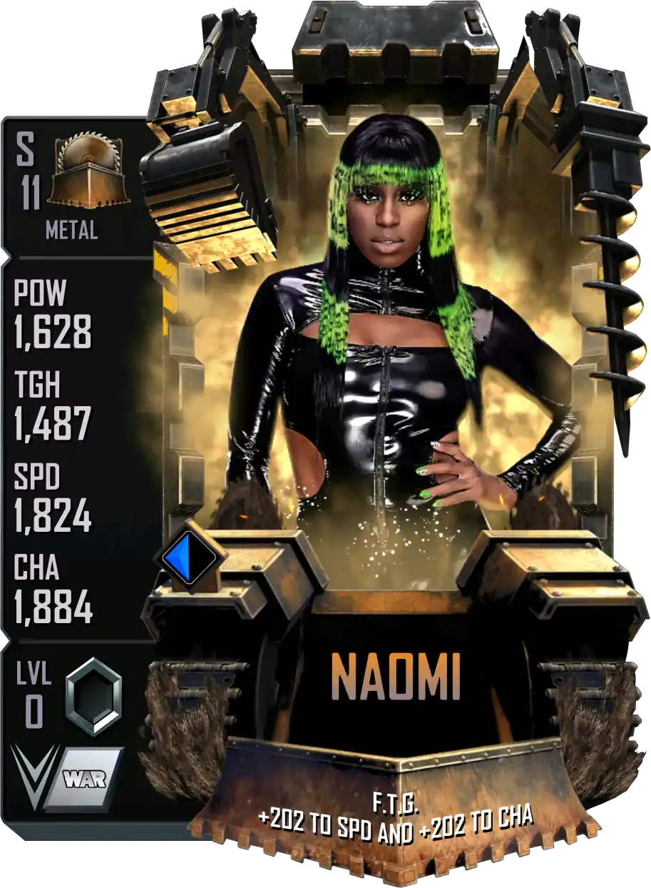 Metal, Naomi, Standard Card from WWE Supercard