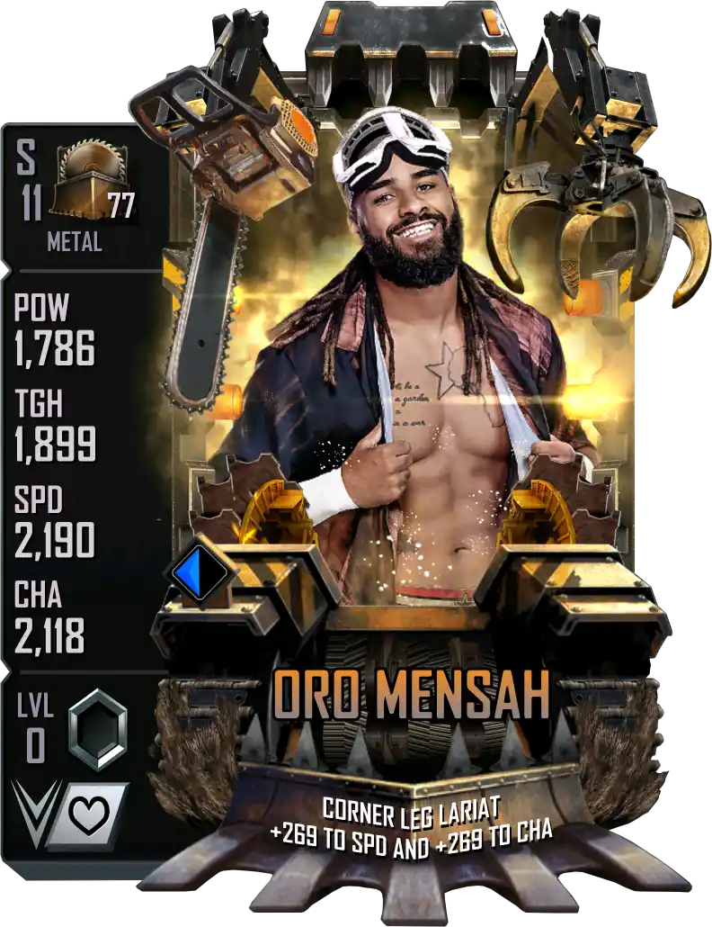 Metal, Oro Mensah, Fusion Card from WWE Supercard