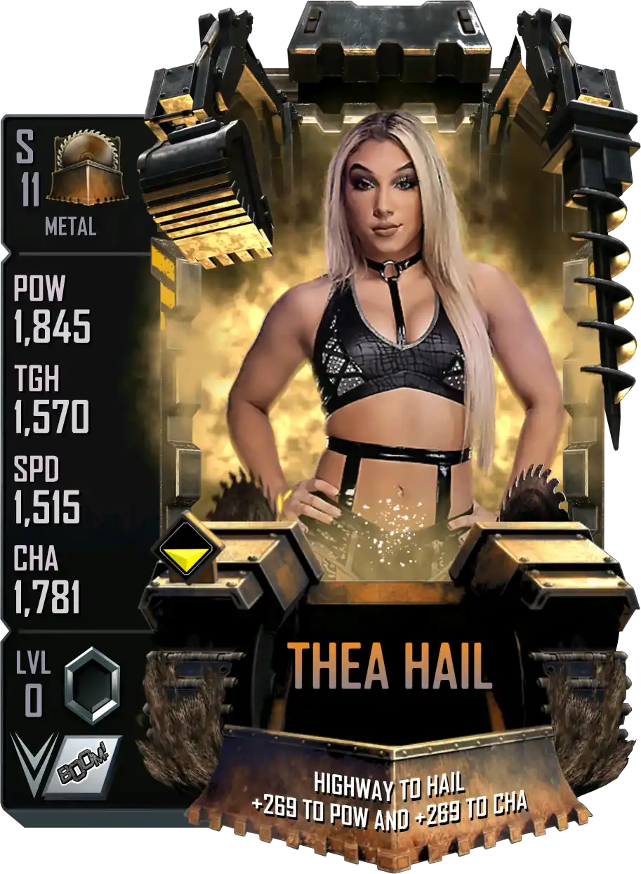 Metal, Thea Hail, Standard Card from WWE Supercard